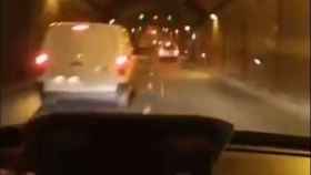 Detenido un taxista por conducción temeraria por los túneles de la M-30 de Madrid: este es el vídeo
