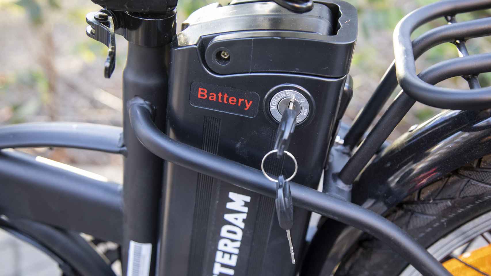 La batería de la bicicleta eléctrica de Youin