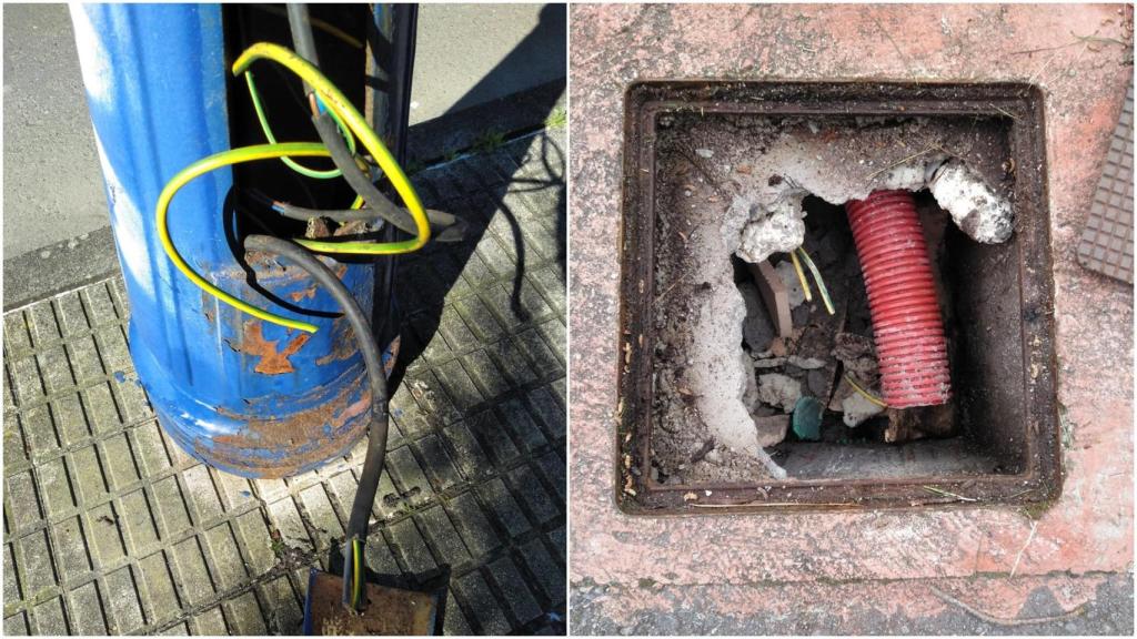 Culleredo (A Coruña) denuncia dos robos de cable eléctrico del alumbrado público