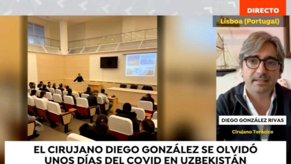 El médico coruñés Diego González Rivas, noticia nacional por su viaje a Uzbekistán