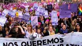 Manifestación del 8-M, Día del Mujer. Efe