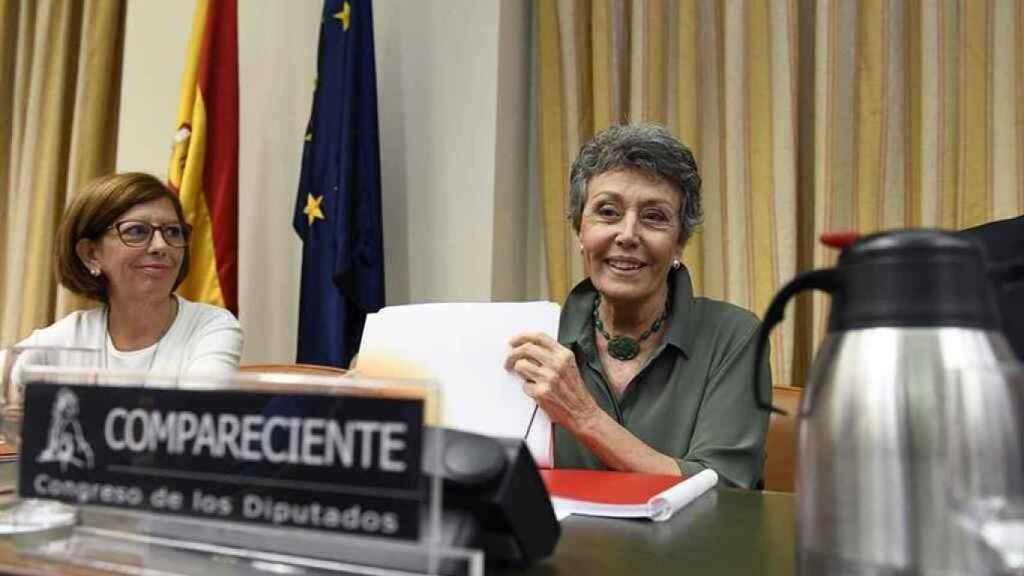 Rosa María Mateo, en una comparecencia en el Congreso.