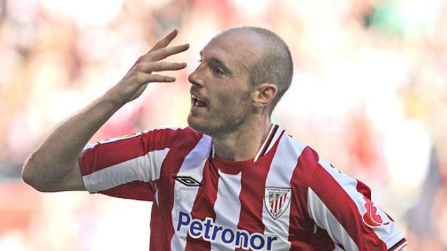 Gaizka Toquero con el Athletic Club