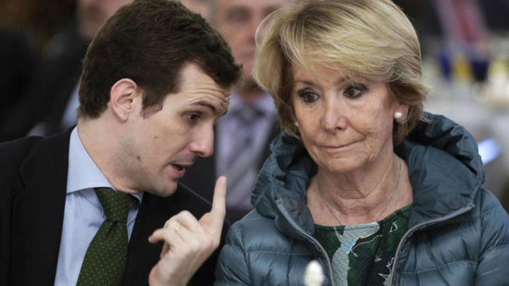 Esperanza Aguirre y Pablo Casado en una imagen de archivo. Efe