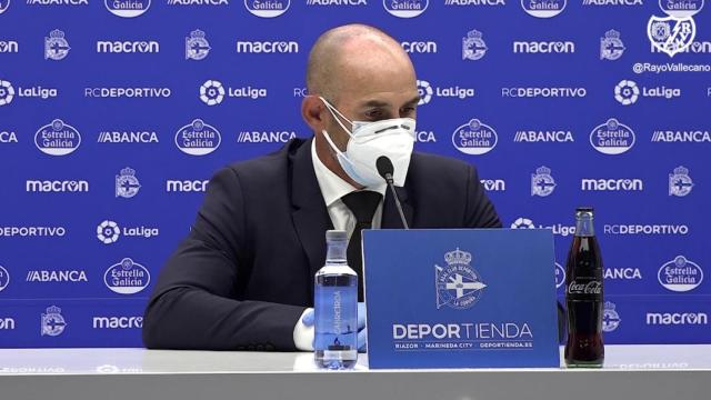 Paco Jémez en Riazor la pasada temporada.