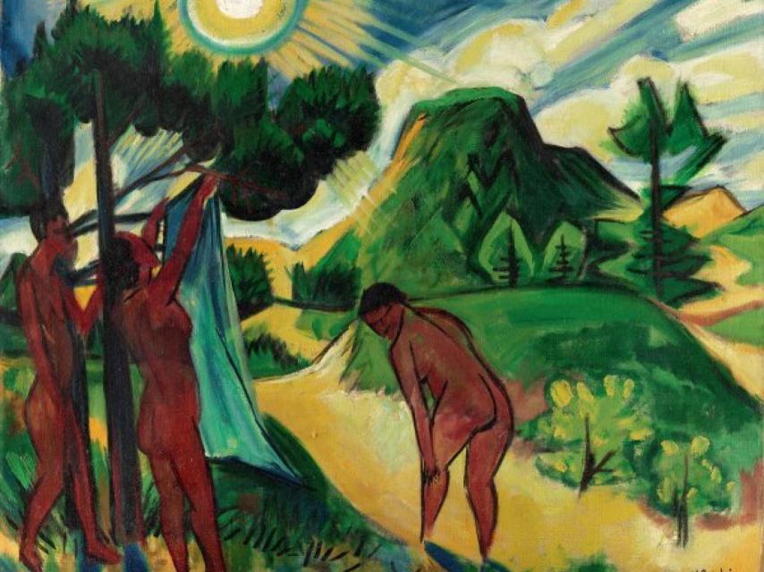 Verano en Nidden, Max Pechstein.