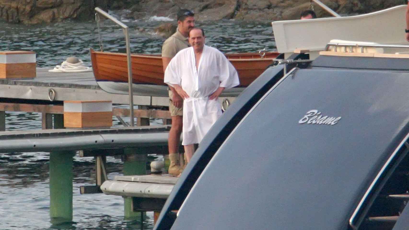 Silvio Berlusconi, en unas vacaciones en Cerdeña en 2009.