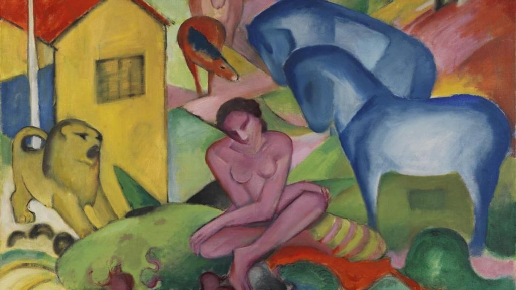 El sueño, de Franz Marc.