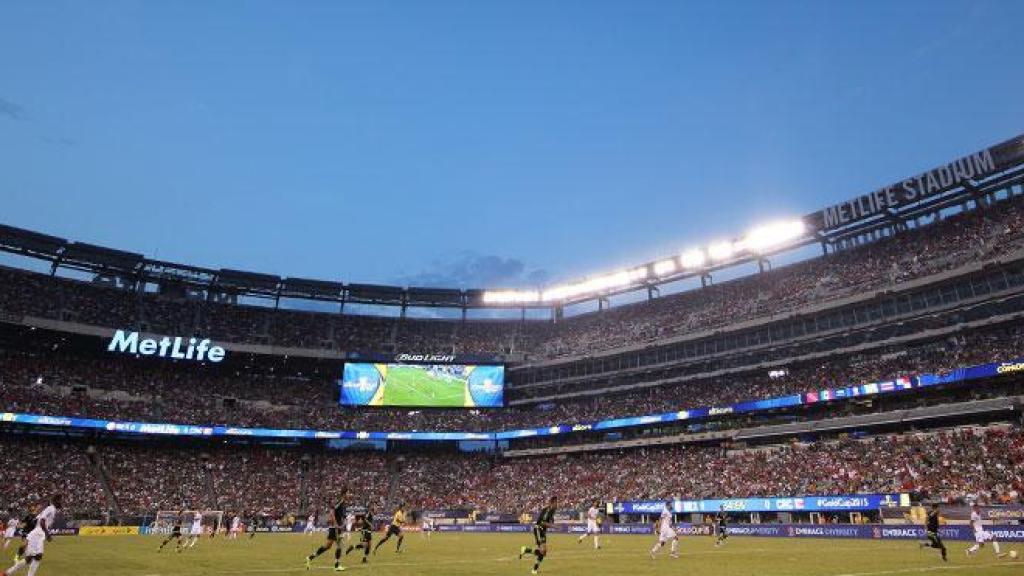 El MetLife Stadium albergando un amistoso del Real Madrid