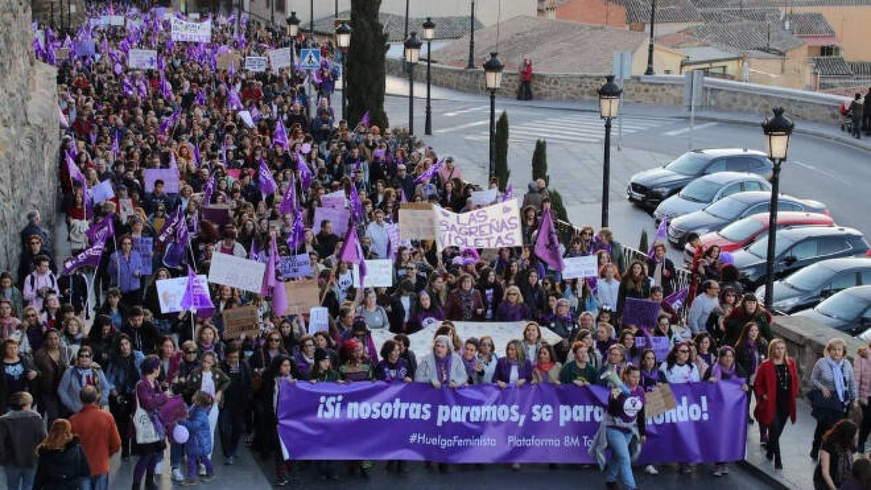 Imagen de archivo de una manifestación del 8M en Toledo