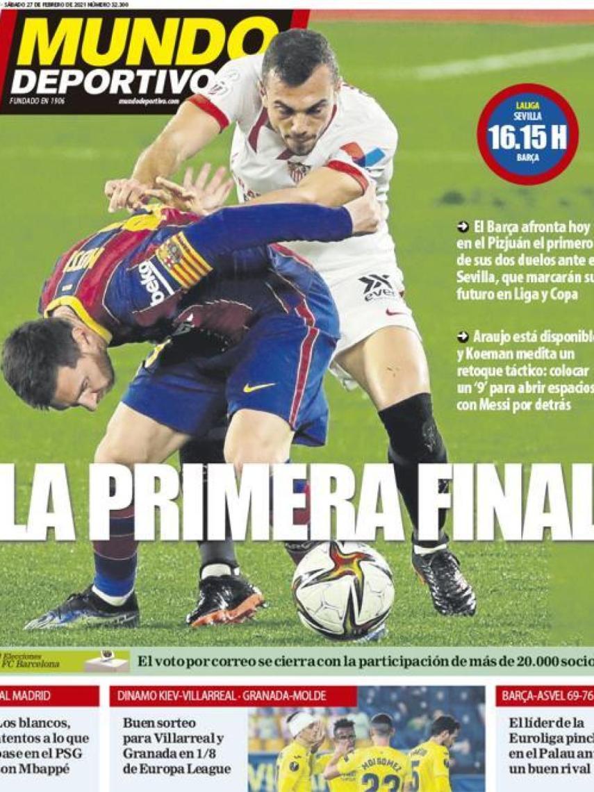 Portada Mundo Deportivo