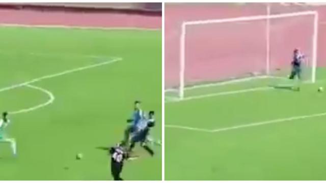 Argelia descubre a su nuevo portero promesa: un recogepelotas salta al campo y evita un gol