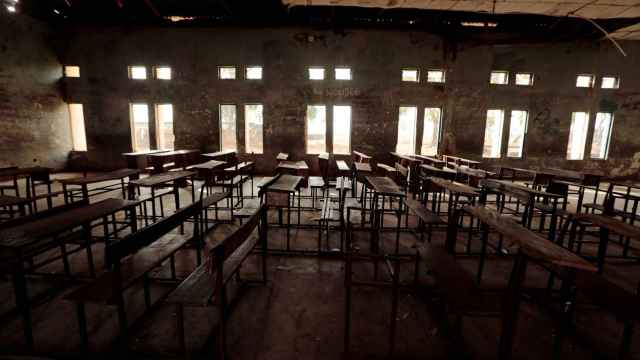 Un colegio vacío en la ciudad de Kagara, en Nigeria.