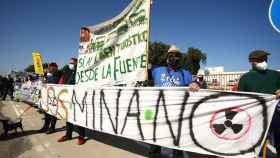 Stop Uranio protesta ante las oficinas de Berkeley en Retortillo (Salamanca) 2