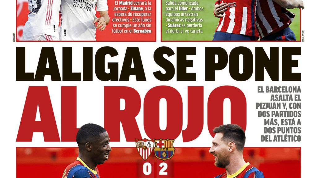 La portada del Diario MARCA (28/02/2021)