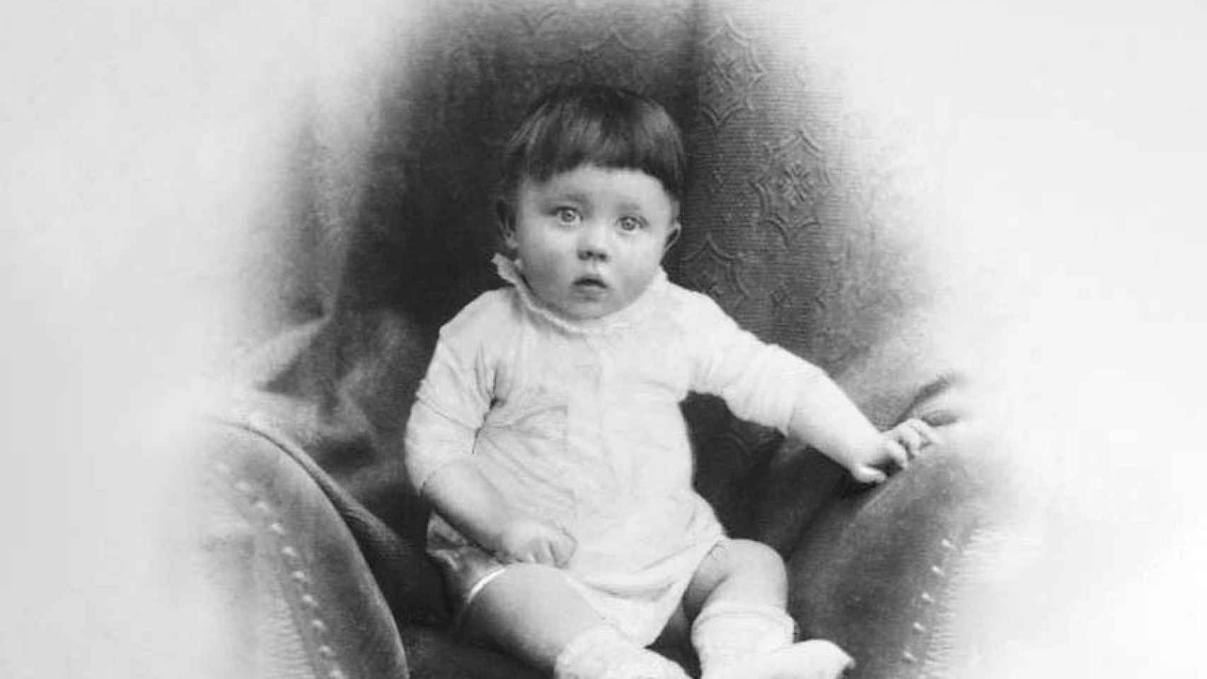 Adolf Hitler cuando era un niño.