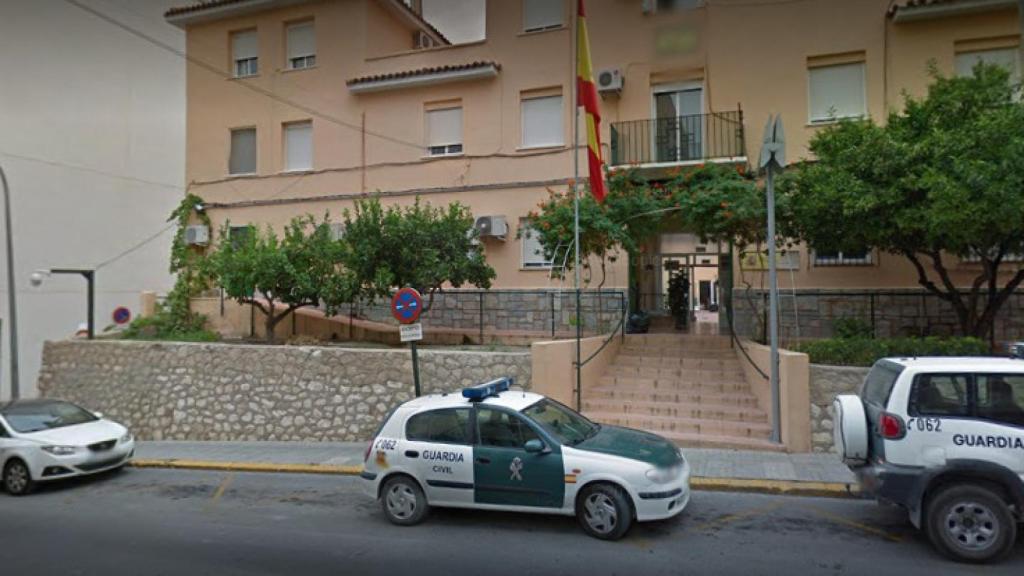 Cuartel de la Guardia Civil de Cieza donde se presentó la denuncia.