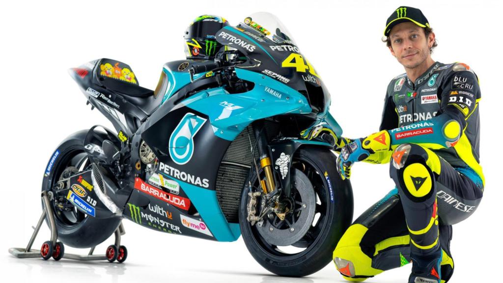 Valentino Rossi luce sus nuevos colores: así son las M1 del Petronas Yamaha SRT