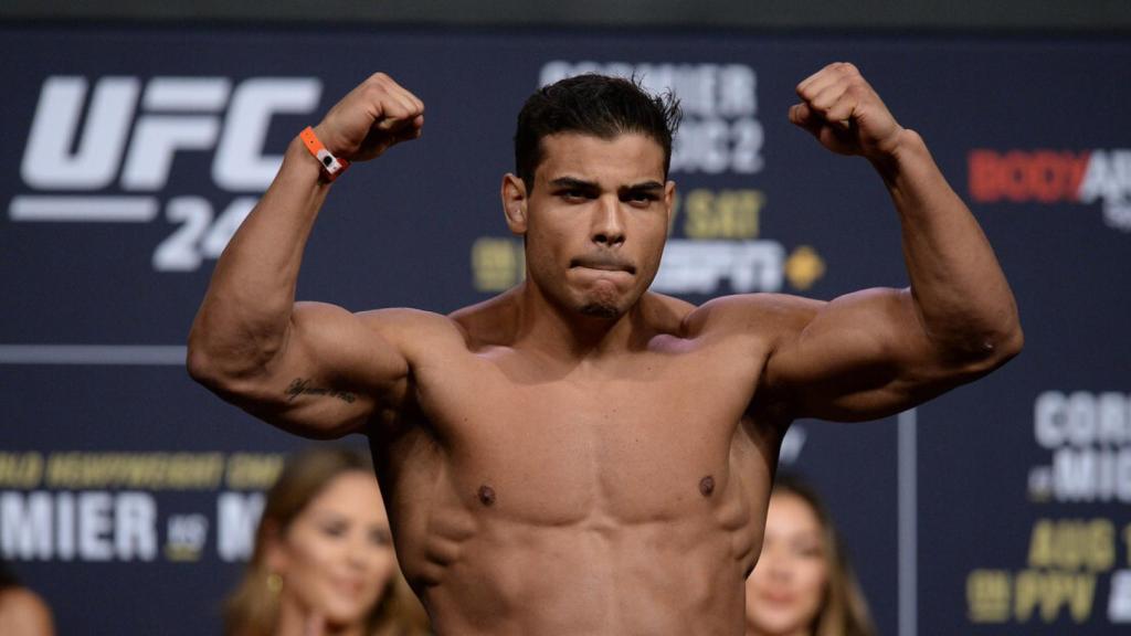 Paulo Costa en un pesaje de la UFC