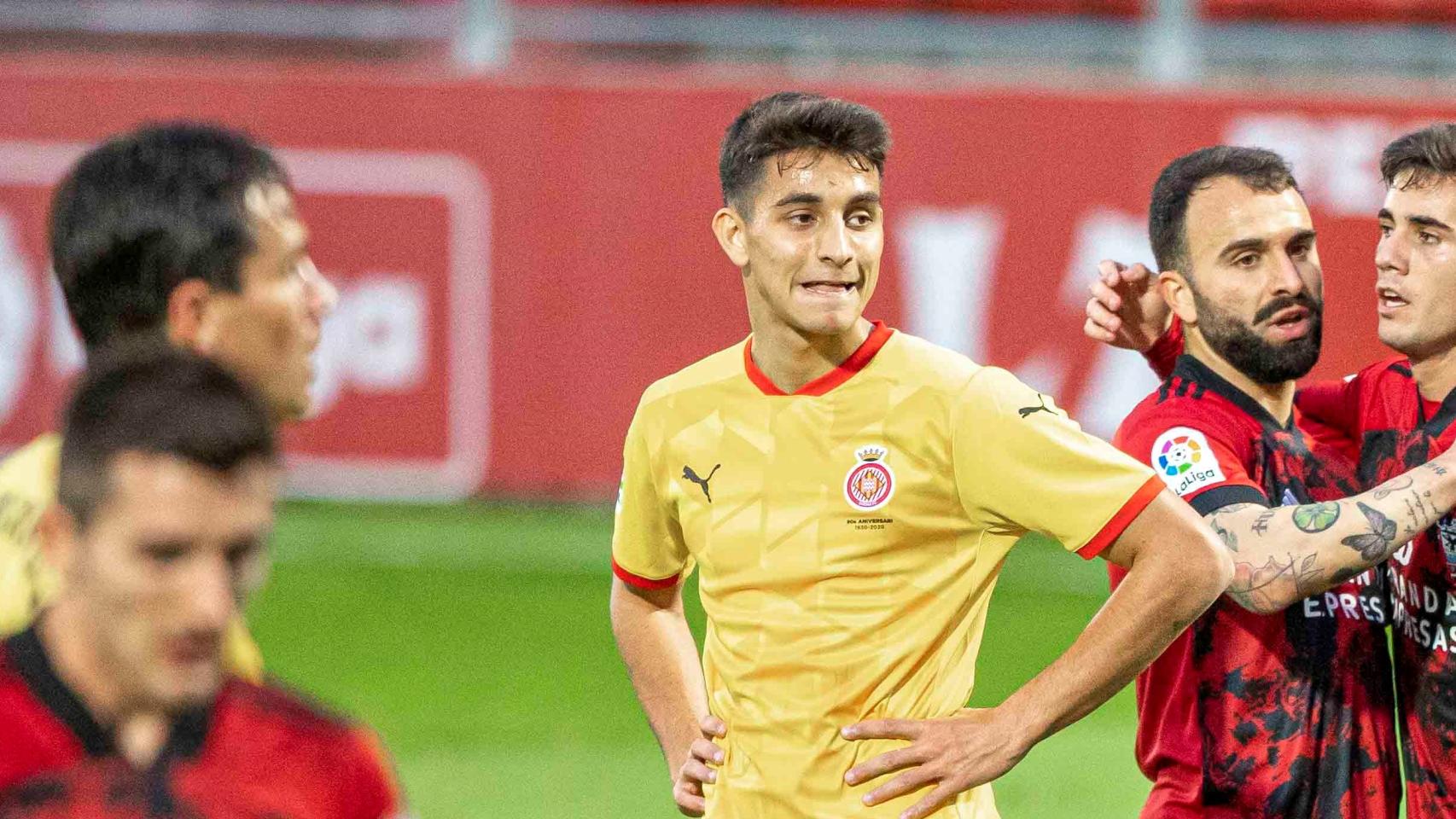 Ramon Terrats, durante un partido del Girona