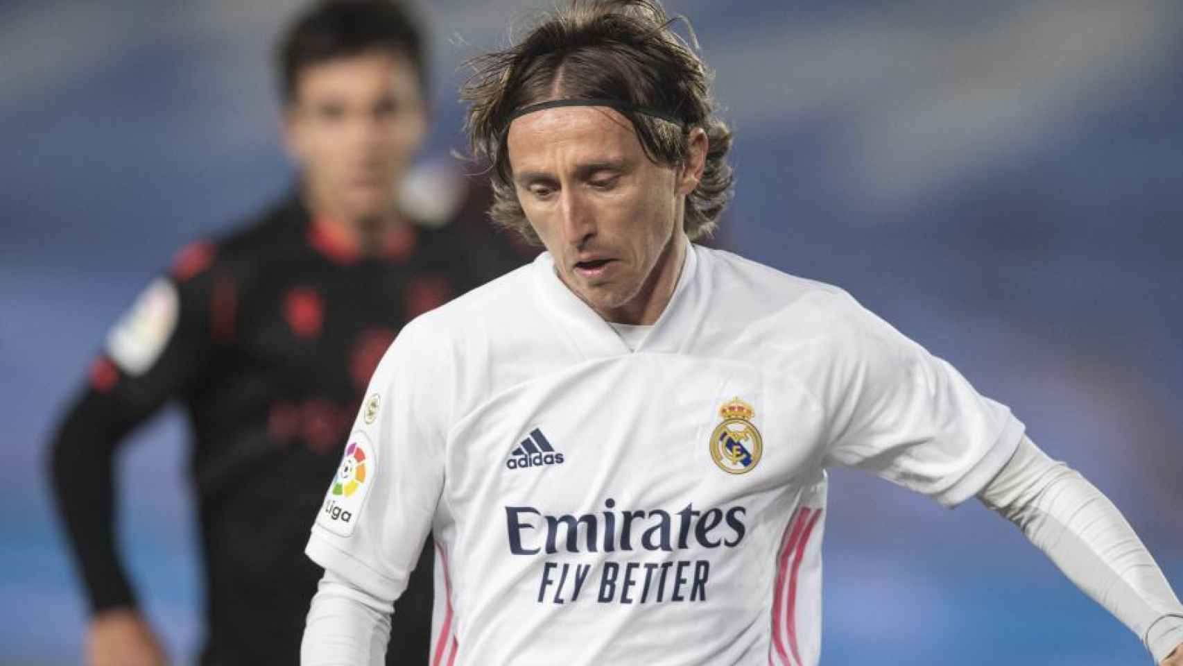 Luka Modric, en el Real Madrid - Real Sociedad de La Liga