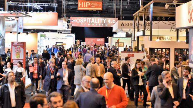 Los pasillos de IFEMA durante la última edición de HIP 2020, antes de la pandemia de Covid-19