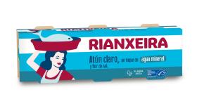 Una de las latas sostenibles de la marca gallega Rianxeira, de Jealsa.
