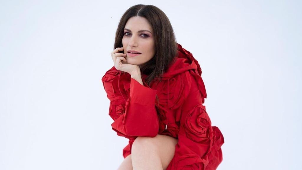 Laura Pausini en una imagen de sus redes sociales tras ganar el Globo de Oro.