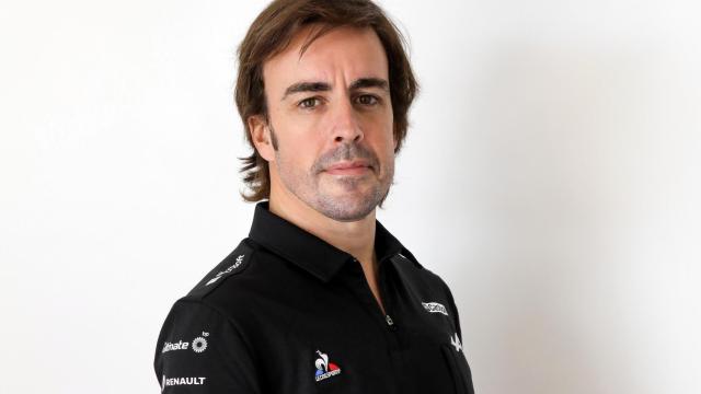 Fernando Alonso, con los colores de Alpine