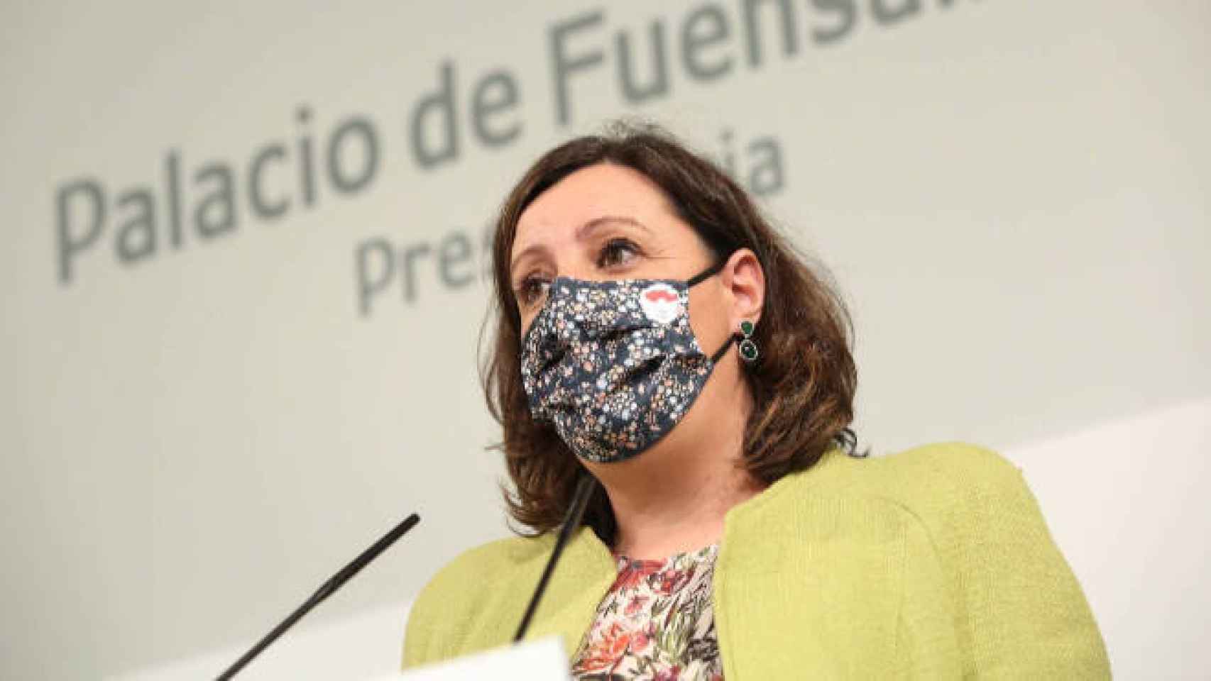 Patricia Franco, consejera de Economía, Empleo y Empresas de Castilla-La Mancha, en una imagen de este martes. Foto: Óscar Huertas