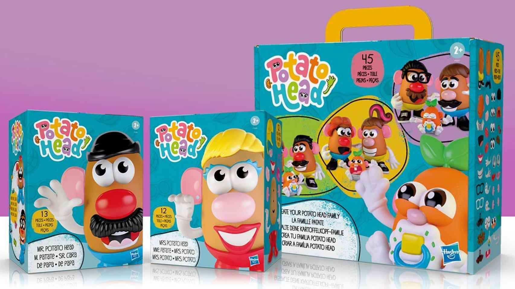 El nuevo pack que lanzará en otoño la compañía Hasbro de 'Potato Head', ya sin el 'Mr.'.