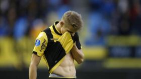 Martin Odegaard en un partido con el Vitesse