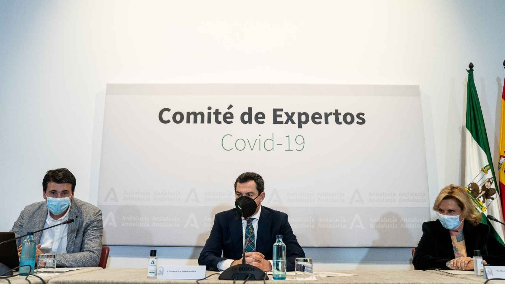 El presidente de la Junta, Juanma Moreno, preside el comité de expertos.