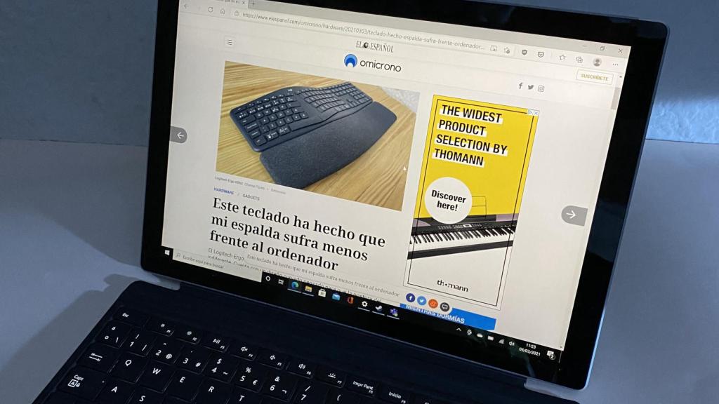 La Surface Pro 7+ se presenta como una alternativa para el teletrabajo