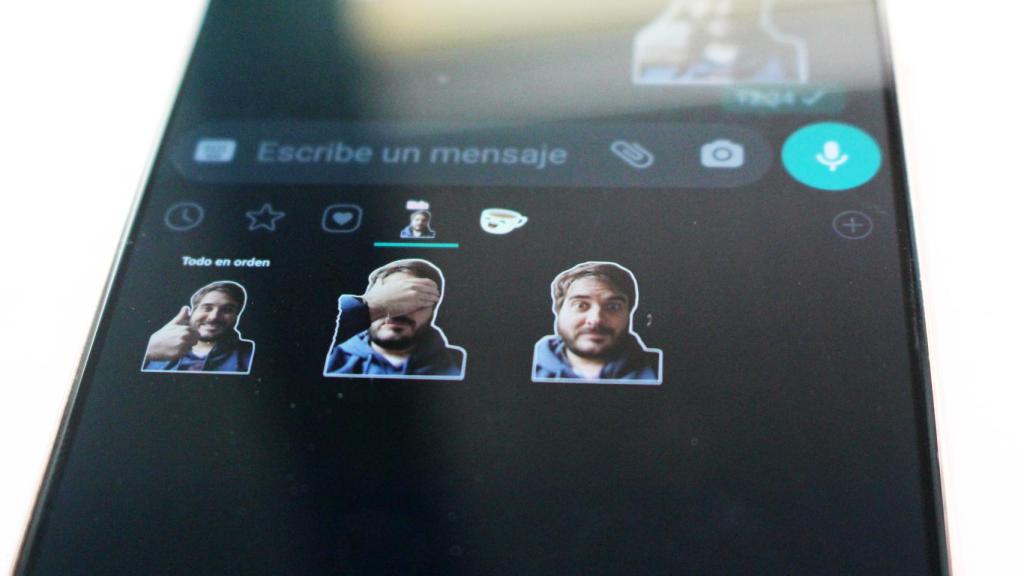 Stickers propios en WhatsApp.