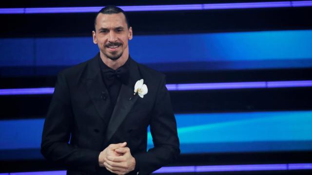 Zlatan Ibrahimovic, durante el festival de San Remo