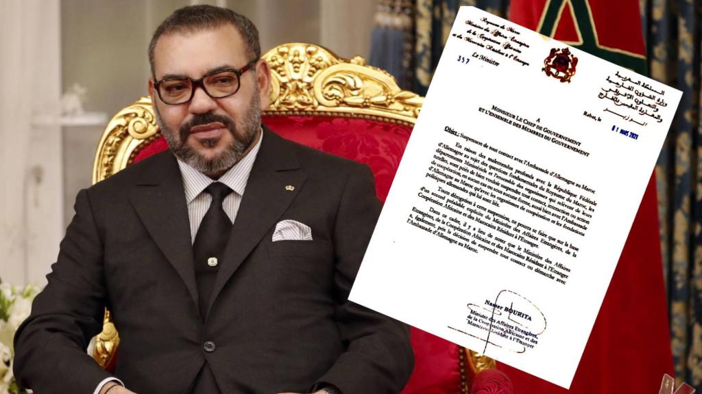 Mohamed VI y la orden del ministro de Asuntos Exteriores  dirigida a su gobierno .