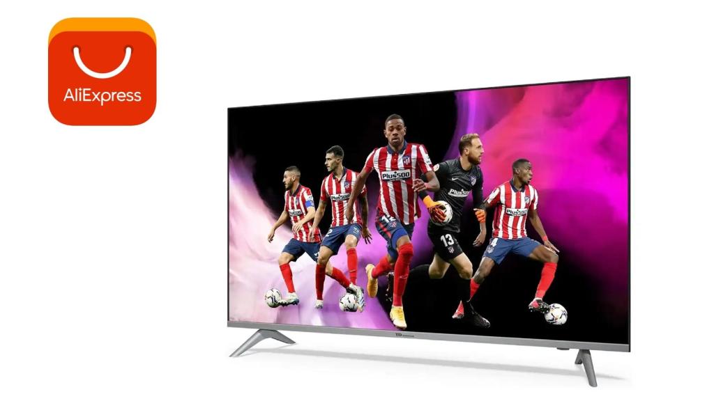 AliExpress lanza un televisor de 43 pulgadas por un euro.