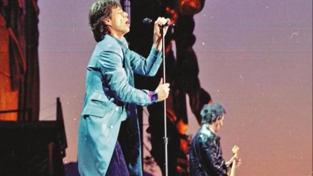 Mick Jagger durante el concierto de ‘The Rolling Stones’ en el Monte do Gozo en 1999.