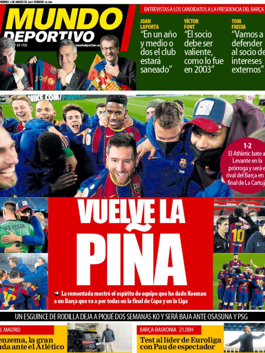 Portada Mundo Deportivo