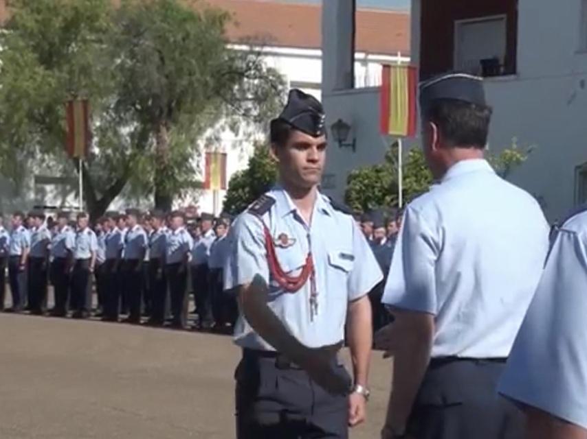 Jaime Llopis Juan durante la entrega de su diploma en el acto que tuvo lugar en 2015.