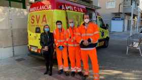 La ambulancia SVA que se puso en marcha en enero en El Altet, Elche.