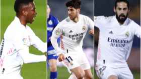 Vinicius, Asensio e Isco: tres exámenes en el Real Madrid sin Benzema