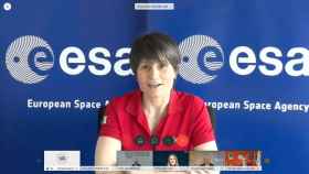 Samantha Cristoforetti, astronauta de la Agencia Espacial Europea.