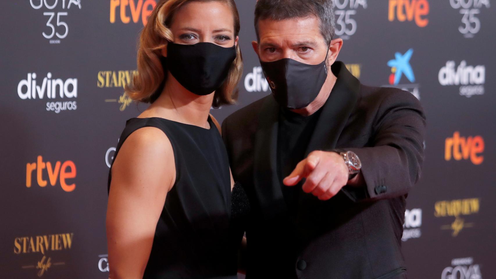 Antonio Banderas y María Casado, presentadores de la gala.