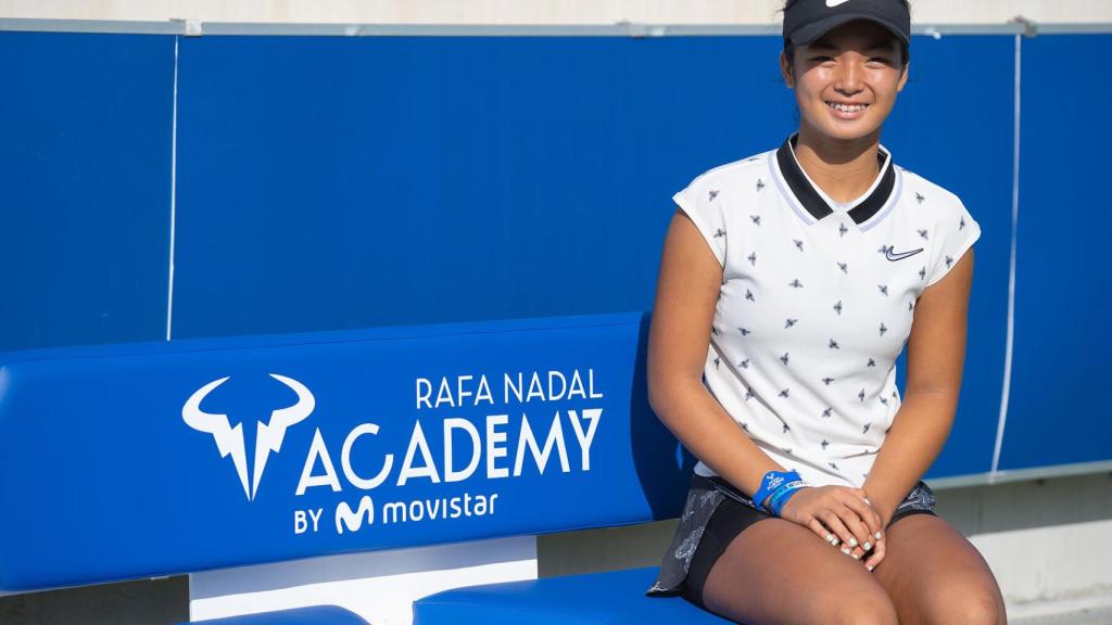 Alex Eala, en la Rafa Nadal Academy