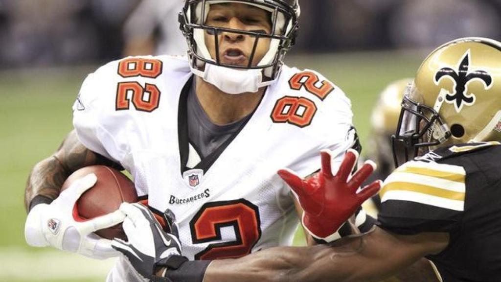 Kellen Winslow II en un partido de la NFL con los Tampa Bay Bucaaneers