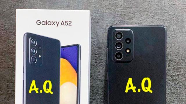 El Samsung Galaxy A52 aparece en fotografías reales