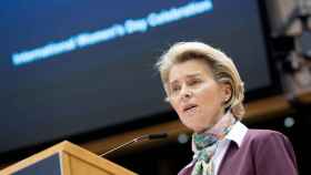 La presidenta de la Comisión, Ursula von der Leyen, este lunes en la Eurocámara