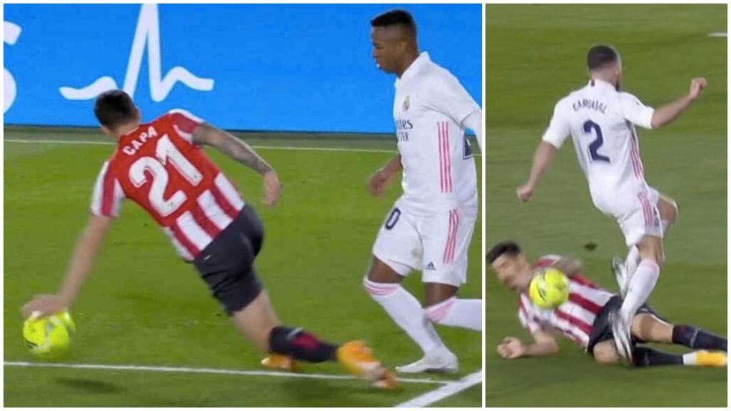 Penaltis no pitados contra el Athletic